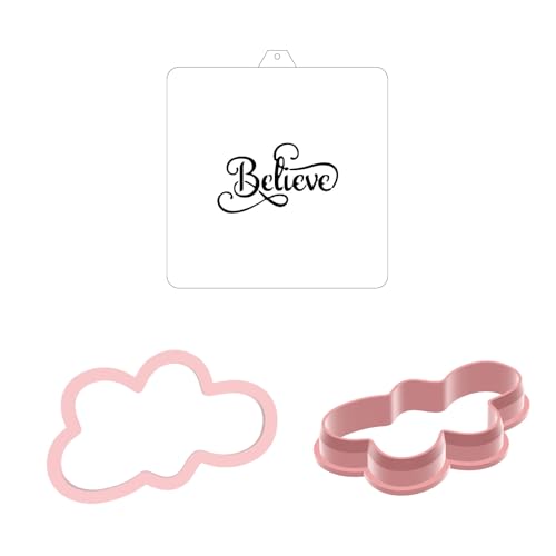 Cookie Cutter and Stencil Bundle Royal Icing Cookies Stencils Paint Your Own Biscuit Bakery Starter Kits Royal Icing Fondant Cutters Birthday Wedding Holiday Cookies Painting Coloring Pages Comb (9 Count)