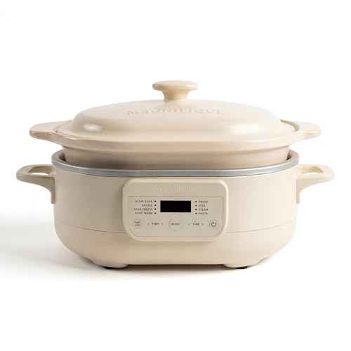 MAGNIFIQUE 6 Quart Programmable Casserole Slow Cooker