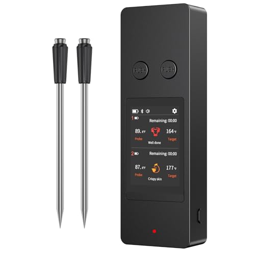 800FT Wireless Meat Thermometer Digital with 2 Upgraded Ultra