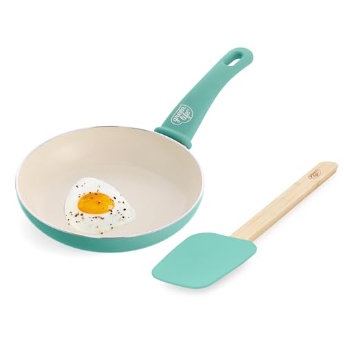 Soft Grip 8” Frypan Skillet and Spatula Breakfast Cookware Set