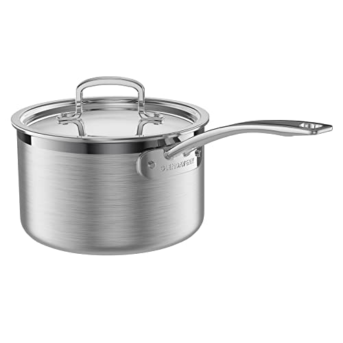 Tri Ply Stainless Steel Sauce Pan with Lid