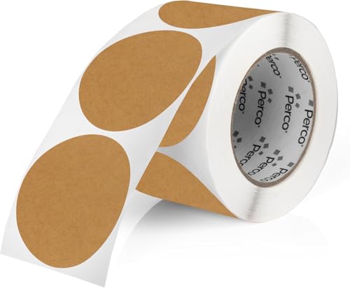 Kraft Brown Round Circle Dot Sticker 3