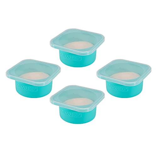 500ml Individual Dough Storage Vessels with Airtight Lid (4 Count)