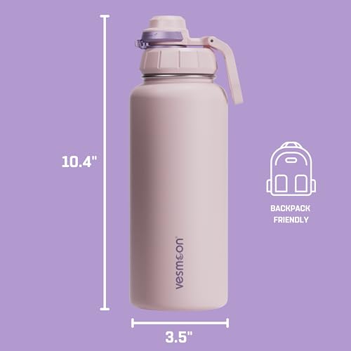 Vessence 32 Oz Stainless Steel Tea Infuser Bottle for Loose Leaf Tea