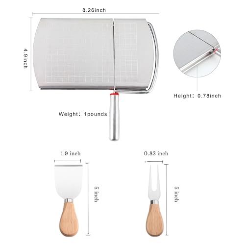 Cheese Slicer with 2 PCS Knife (2 Count)