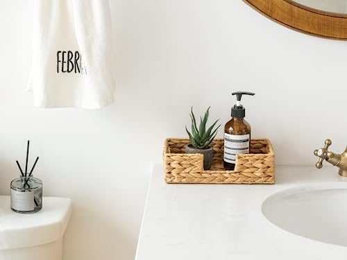 Water Hyacinth Napkin Holder for Bathroom