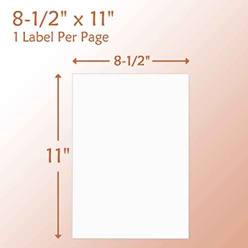 Full Sheet Shipping Labels (1000 Count)