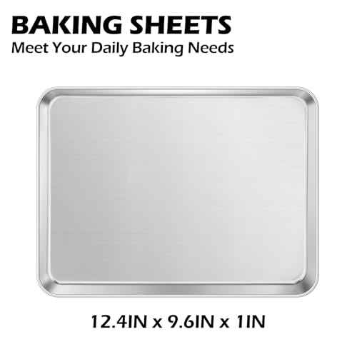 Non Toxic 9x13IN Stainless Steel Baking Quarter Sheet Pans