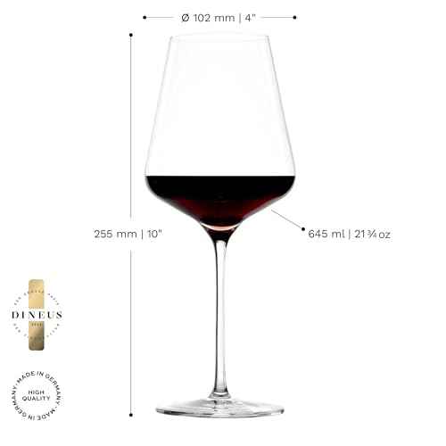 Quatrophil Bordeaux Wine Glasses Crystal (2 Count)