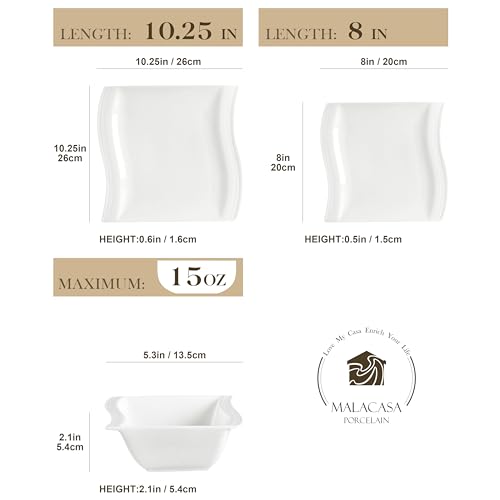 Ivory White Dinnerware Set (12 Count)