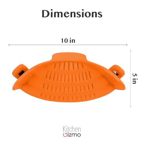 Snap N Strain Clip On Strainer for Pots and Pans