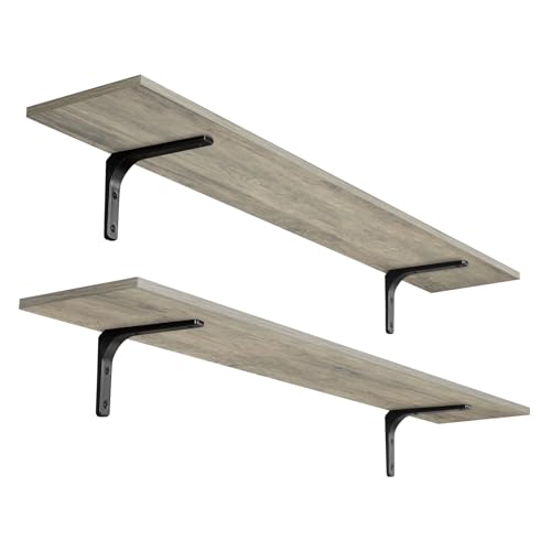 Long Wall Shelves (2 Count)
