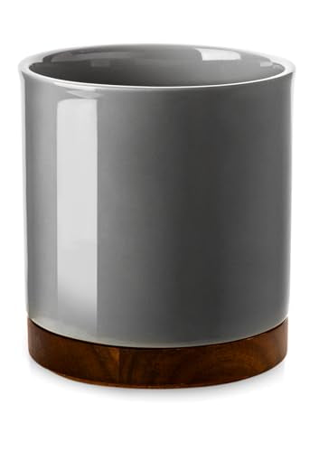 Ceramic Rotating Kitchen Utensil Holder for Countertop