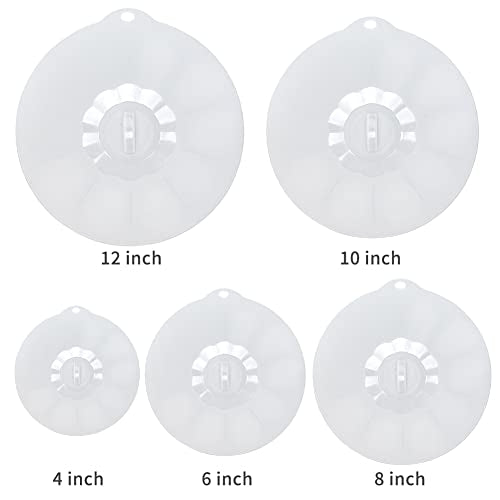 Silicone Lids for Food Storage (5 个)