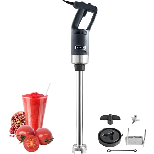 Commercial Immersion Blender 750W 20" Heavy Duty Kitchen Hand Mixer