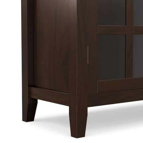 Artisan 38" Wide Solid Wood Cabinet in Brunette Brown
