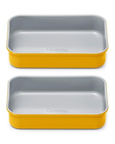 Non Stick 9" x 6.5" Small Rectangle Baking Pan Duo (2 Count)