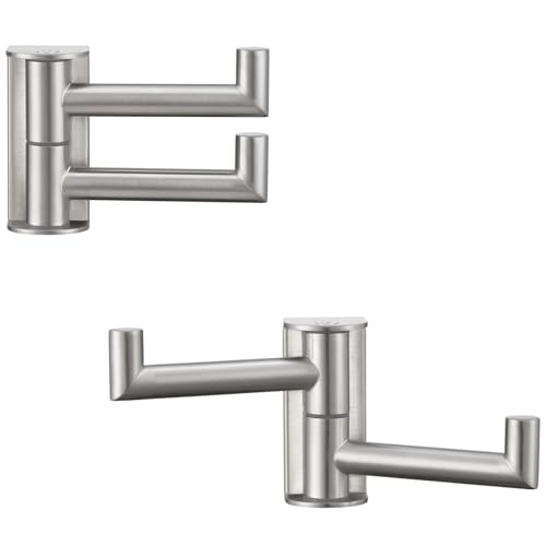 2 Pack Swivel Towel Hooks (2 Count)