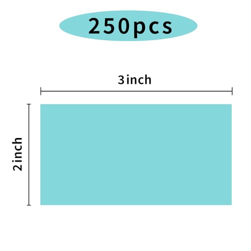 Colored Labels Stickers 3 x 2 Inch