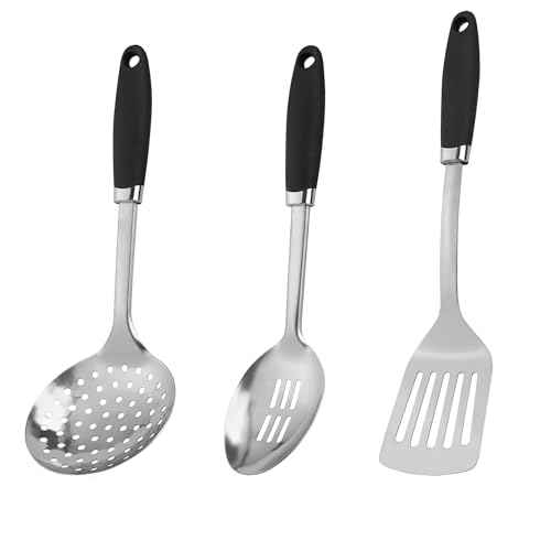 3 Piece Stainless Steel Utensil Set (3 Count)