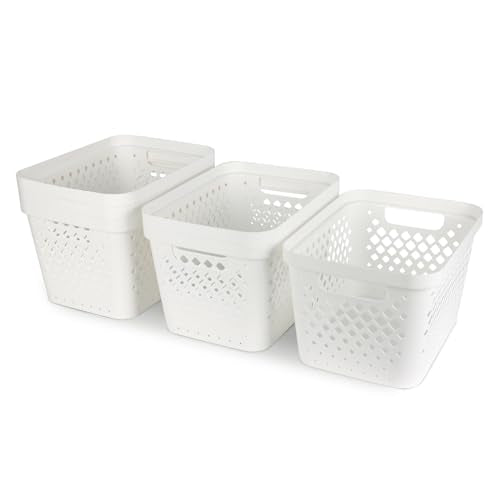 Plastic Storage Basket Set (6 Count)