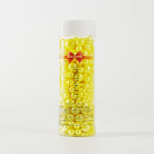 Yellow Pearl Sugar Sprinkles (4.58 Ounce)