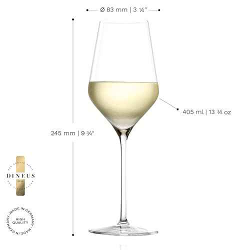 Quatrophil White Wine Glasses Crystal (2 Count)