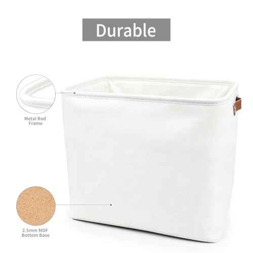 Large Fabric Storage Baskets (3 Count)