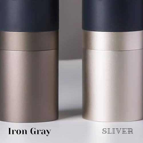 Sliver】KINGrinder K1 Manual Coffee Grinder Straight Handle Stainless Burr