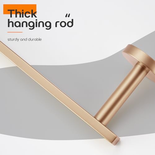 Hand Towel Ring Bathroom Towel Holder Modern Small Bath Towel Bar Wall Mount Champagne Bronze Stainless Steel AN3001CPG