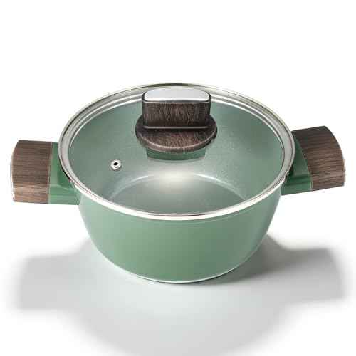 3.5 QT Ceramic Nonstick Saucepan with Lid