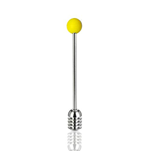Stainless Steel Honey Dipper Stick 6.3 Inch Honey Wand Server for Honey Pot Dispense Drizzle Honey