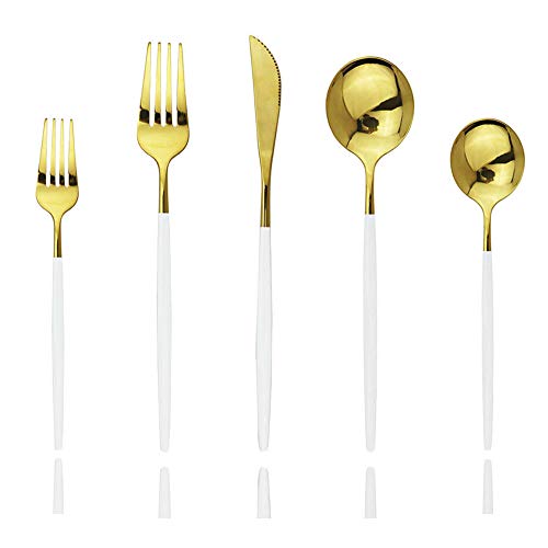 30 Piece Stainless Steel Satin Finish Flatware Set (6 Count)
