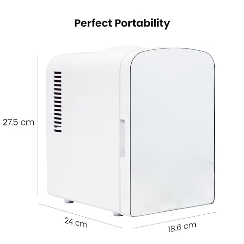 Iceman Portable Mirrored Personal Fridge 4L Mini Refrigerator