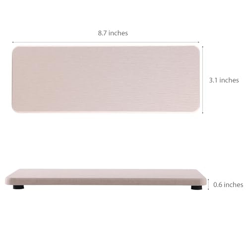2Pcs Stone Soap Trays Water Absorbing Diatomite Coaster (2 Count)