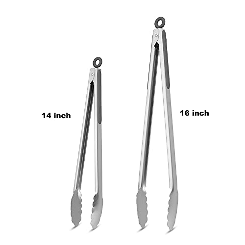 304 Stainless Steel Kitchen Cooking Tongs