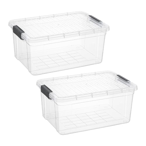 Storage Bins with Lids (2 Count)