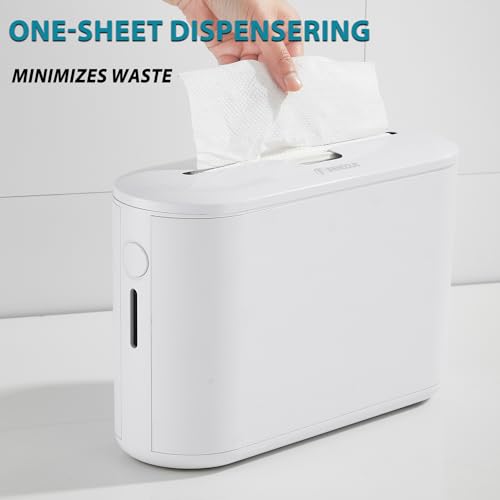 Multifold Paper Towel Dispenser Countertop Compact for Kitchen Lavender