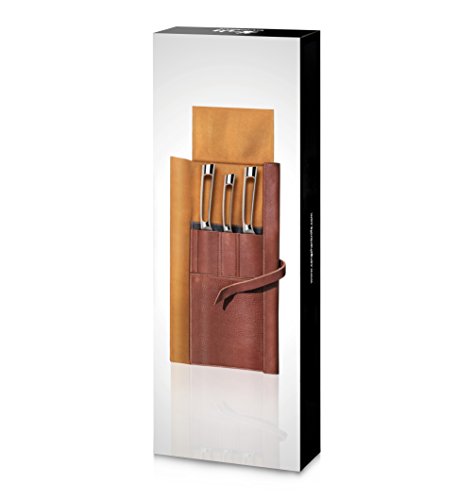 N1 Series 4 Piece Leather Roll Knife Set (4 Count)