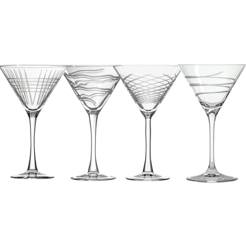 Symmetry Martini Cocktail Glass (4 Count)