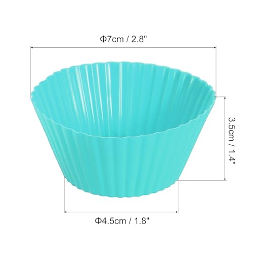 42Pcs Silicone Cupcake Liners (42 Count)