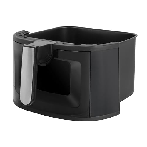 Air Fryer 7 Quart Capacity with Touchscreen Controls 10 Cooking Presets in 12 Food Categories with Large Illuminated View Window and Nonstick Basket & Trivet