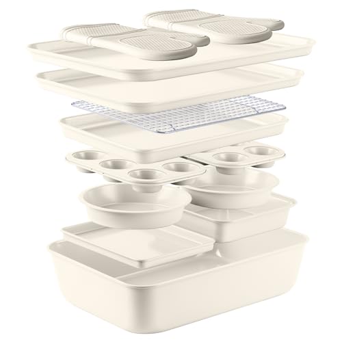 Nonstick Stackable Bakeware Set