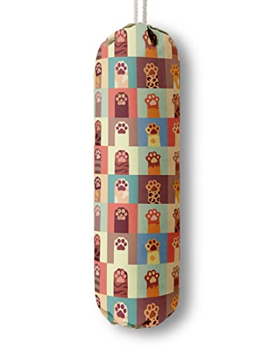 Cat Pattern Grocery Bags Holder Organizer For Shopping Bags