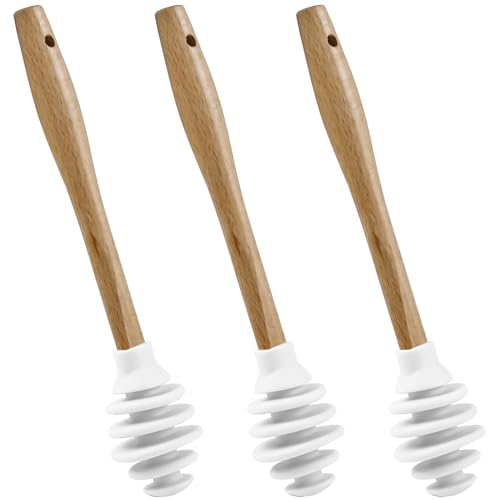 3 Pack Silicone Honey Dipper Sticks