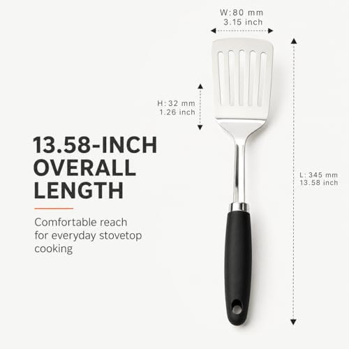 Stainless Steel Slotted Turner Spatula