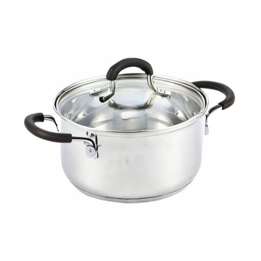 Professional 3 Quart Stainless Steel Stock Pot with Lid