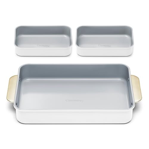 Non Stick Rectangle Baking Pan Set (3 Count)