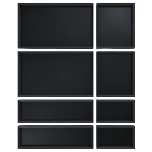 Bamboo Drawer Organizer (8 Count)