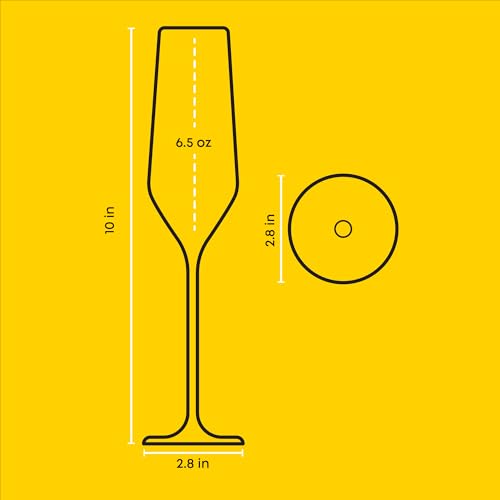 Champagne Glasses Layla Collection (4 Count)